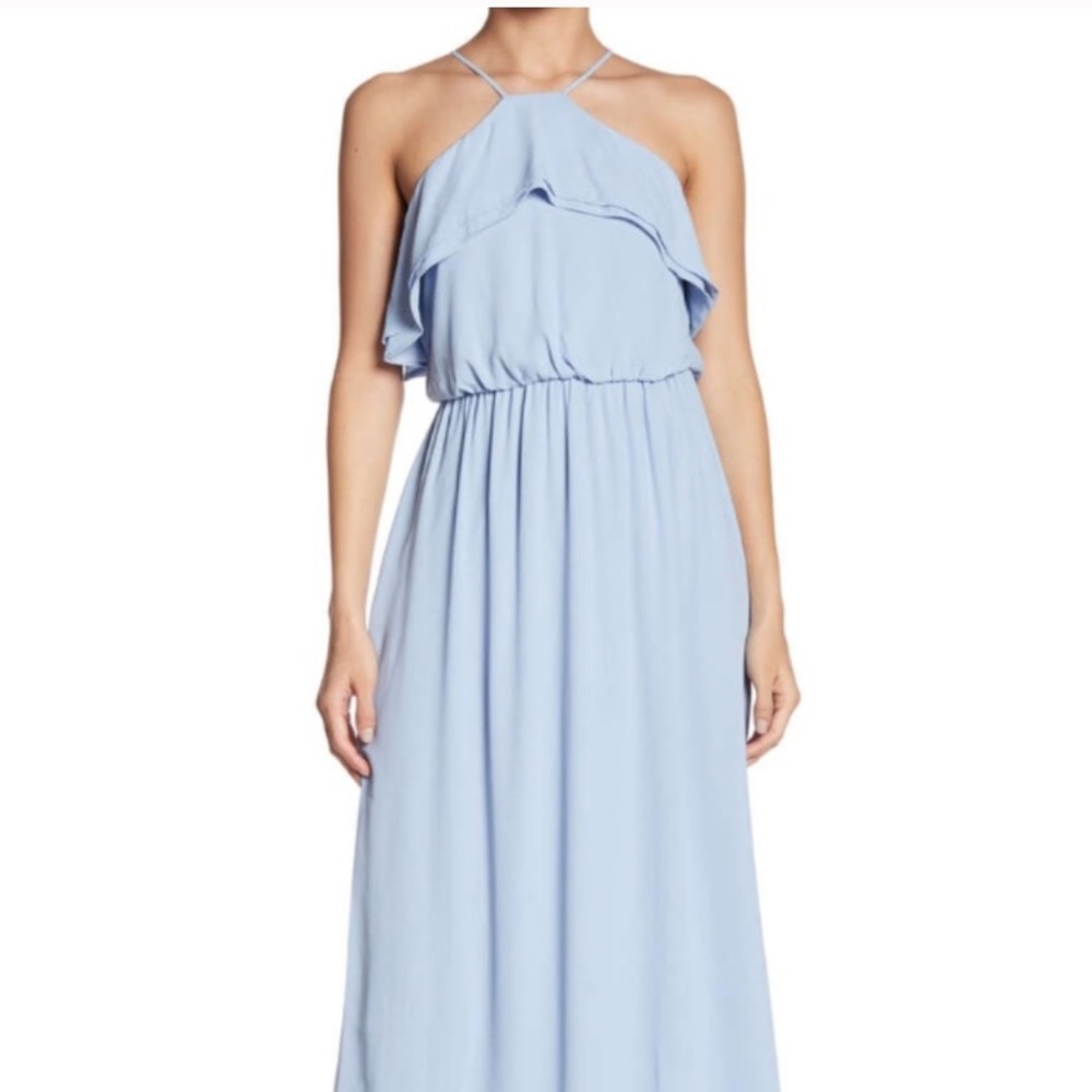 Lush light blue dress